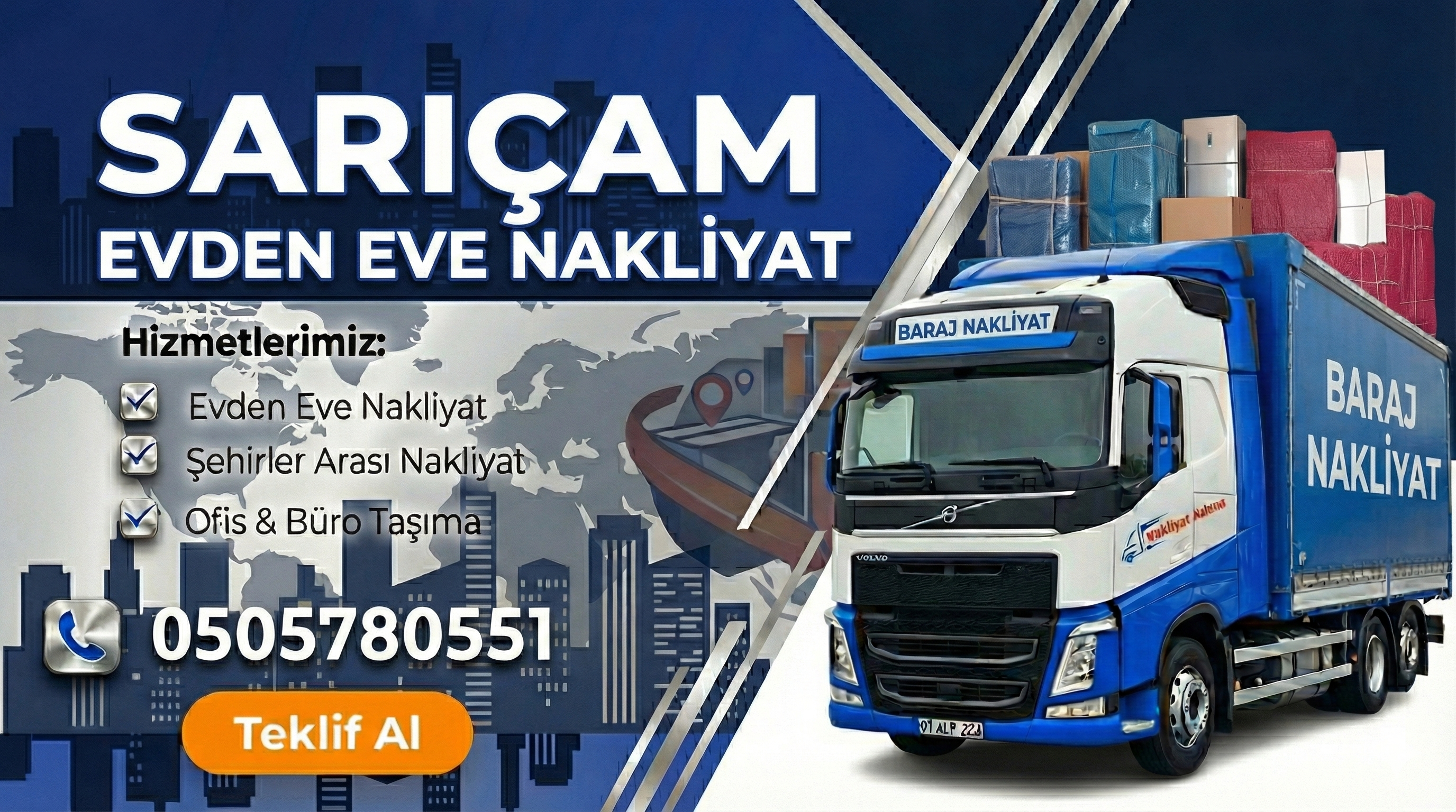 Sarıçam Evden Eve Nakliyat